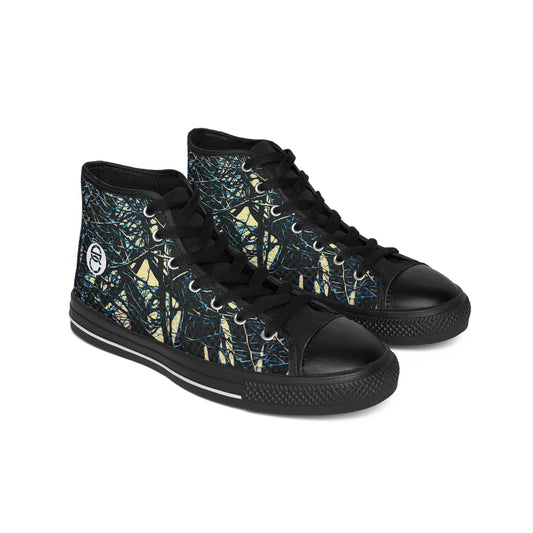 Yellow Sunrise Women's Classic Sneakers (LITE)