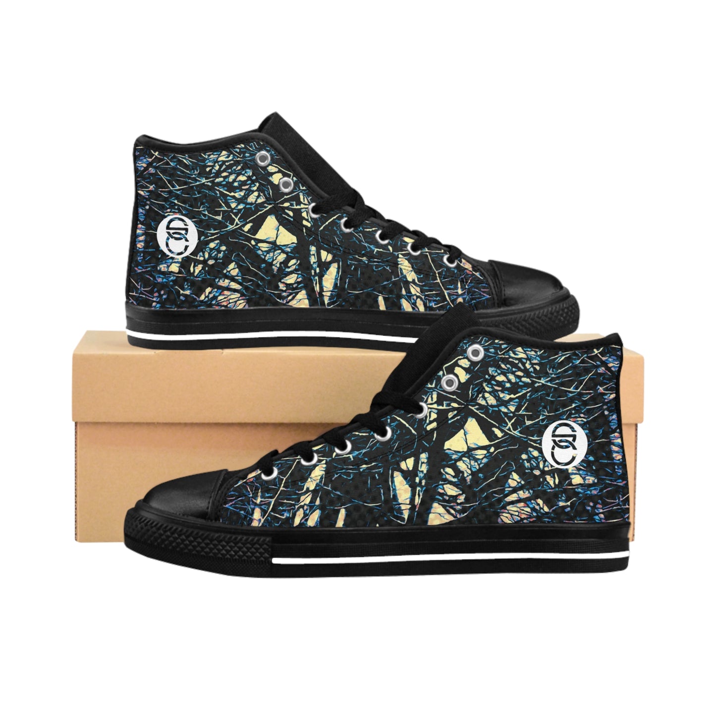 Yellow Sunrise Women's Classic Sneakers (LITE)
