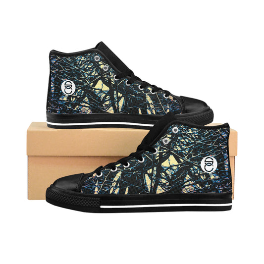 Yellow Sunrise Men's Classic Sneakers (LITE)